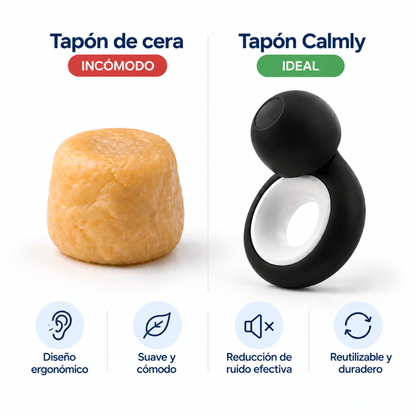 2 Pares - Tapones para Dormir