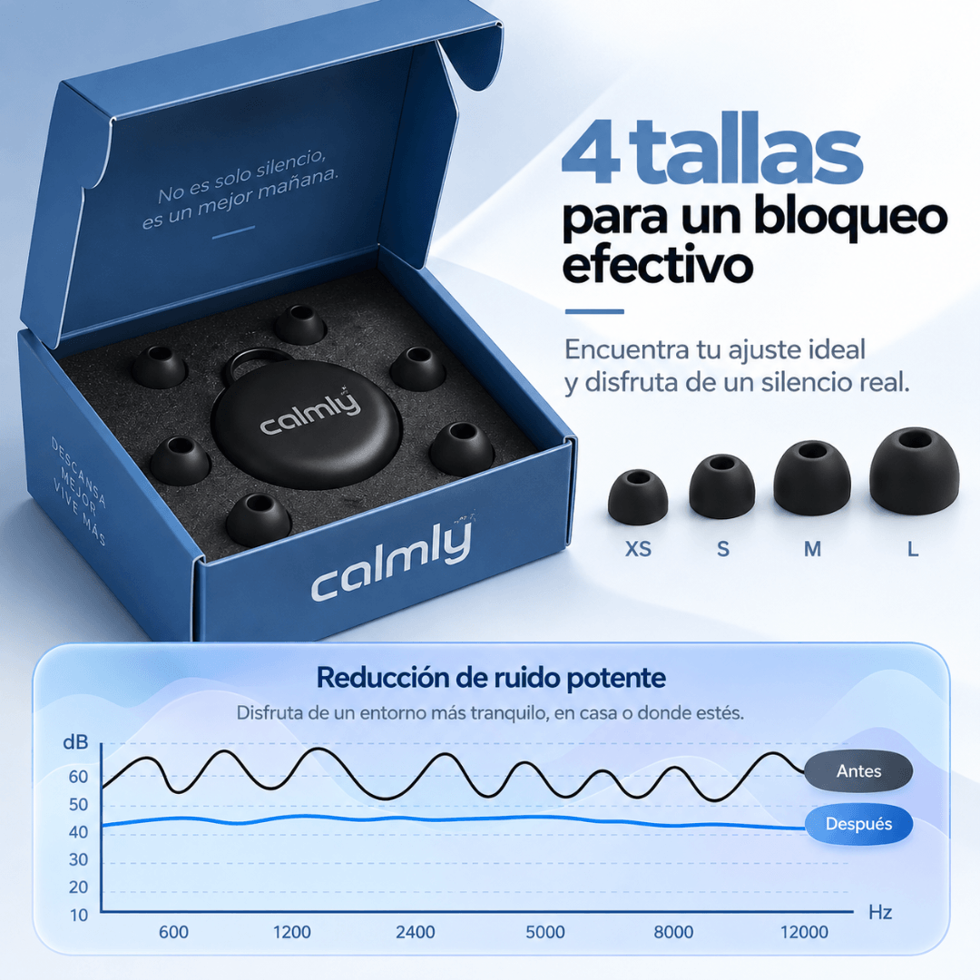 2 Pares - Tapones para Dormir
