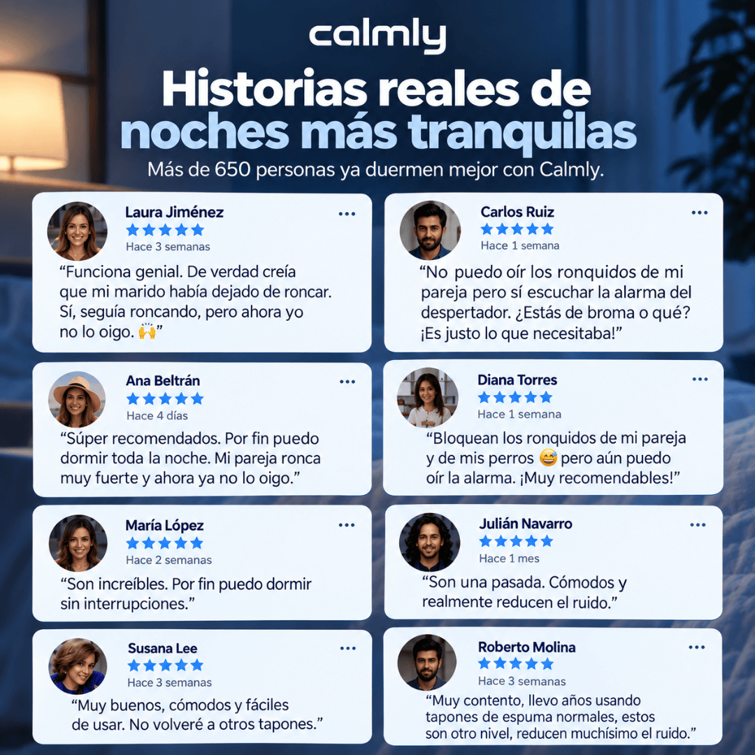2 Pares - Tapones para Dormir